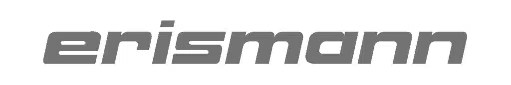 Logo von Erismann-Tapeten in grau.