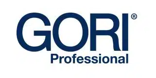 Logo von Gori Lasuren in blau auf weissem Hintergrund.