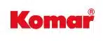 Logo von Komar Fototapeten in rot auf weissem Hintergrund.