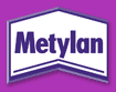 Logo von Metylan Kleister in violett.