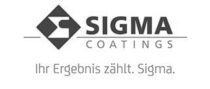 Das Logo von SIGMA COATINGS. Ein Hersteller von Wandfarben und hochwertigen Lacken. Mit dem Zusatz: "Ihr Ergebnis zählt."