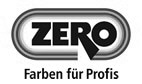 Startseite 9 Das Logo von ZERO. Ein Hersteller von Wandfarben und Lacken für den Malerbetrieb.